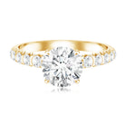 Rosec Jewels-2 Carat Lab Grown Diamond Round Engagement Ring with IGI Certificate