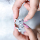 Round Cut 3 Carat Lab Grown Diamond Engagement Ring with IGI Certificate Lab - ( E-VS1 ) - Rosec Jewels