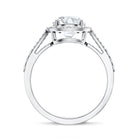 Rosec Jewels-3 Carat Lab Grown Diamond Split Shank Engagement Ring with IGI Certificate
