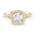 Rosec Jewels-3 Carat Lab Grown Diamond Split Shank Engagement Ring with IGI Certificate