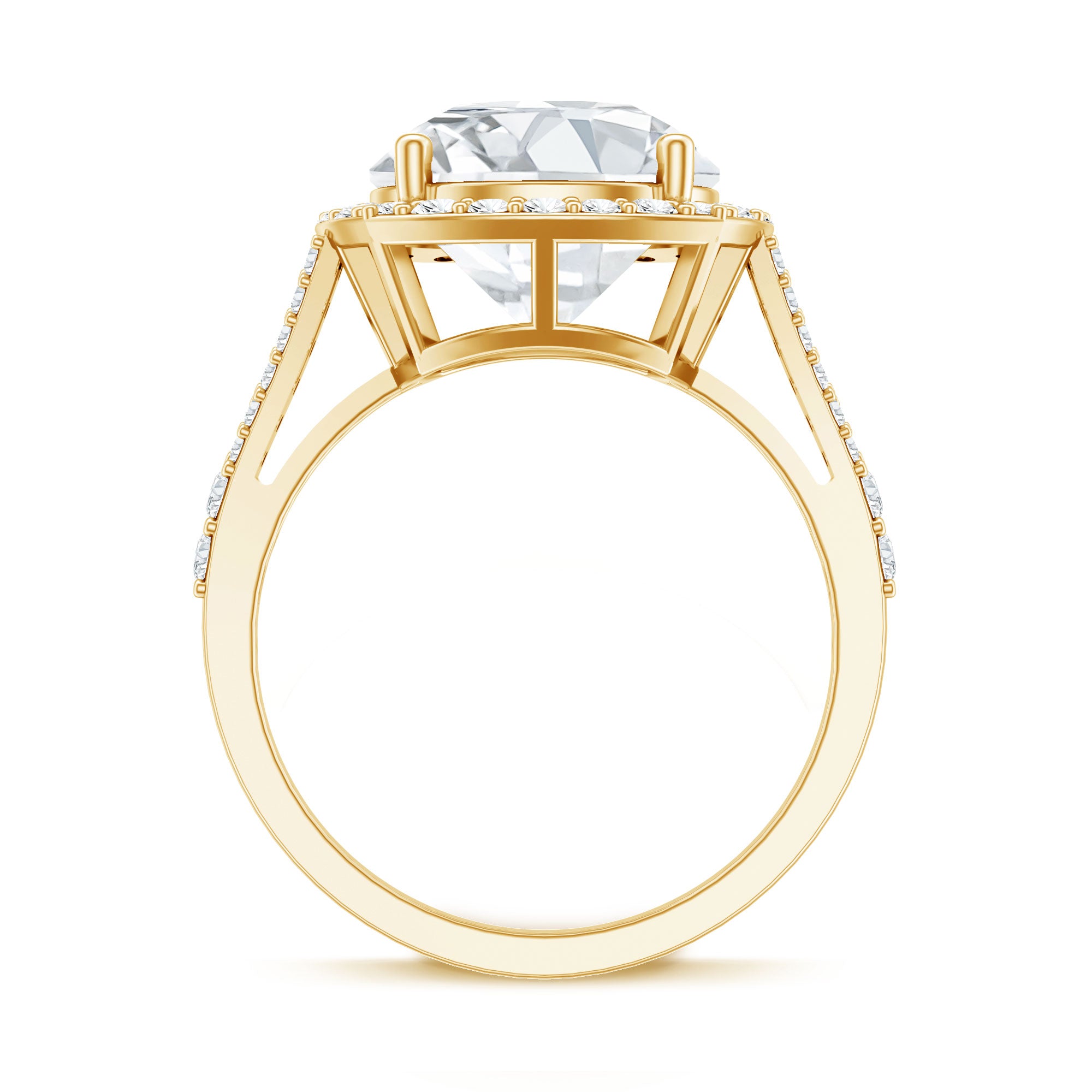 Rosec Jewels-5 Carat Lab Grown Big Diamond Engagement Ring with IGI Certificate