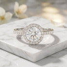 IGI Certified 1 CT Lab Grown Diamond Round Engagement Ring Lab - ( E-VS1 ) - Rosec Jewels