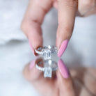 1.8 Carat Emerald Cut Lab Grown Diamond Solitaire Engagement Ring Lab - ( EF-VS ) - Rosec Jewels