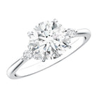 2 Carat Lab Grown Diamond Solitaire Engagement Ring for Women Lab - ( EF-VS ) - Rosec Jewels