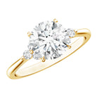 2 Carat Lab Grown Diamond Solitaire Engagement Ring for Women Lab - ( EF-VS ) - Rosec Jewels