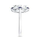 3 Carat Asscher Cut Moissanite Statement Engagement Ring D-VS1 - Rosec Jewels