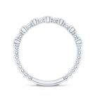Real Diamond Stackable Eternity Ring with Beaded Details Natural - ( HI-SI ) - Rosec Jewels