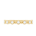 Real Diamond Stackable Eternity Ring with Beaded Details Natural - ( HI-SI ) - Rosec Jewels