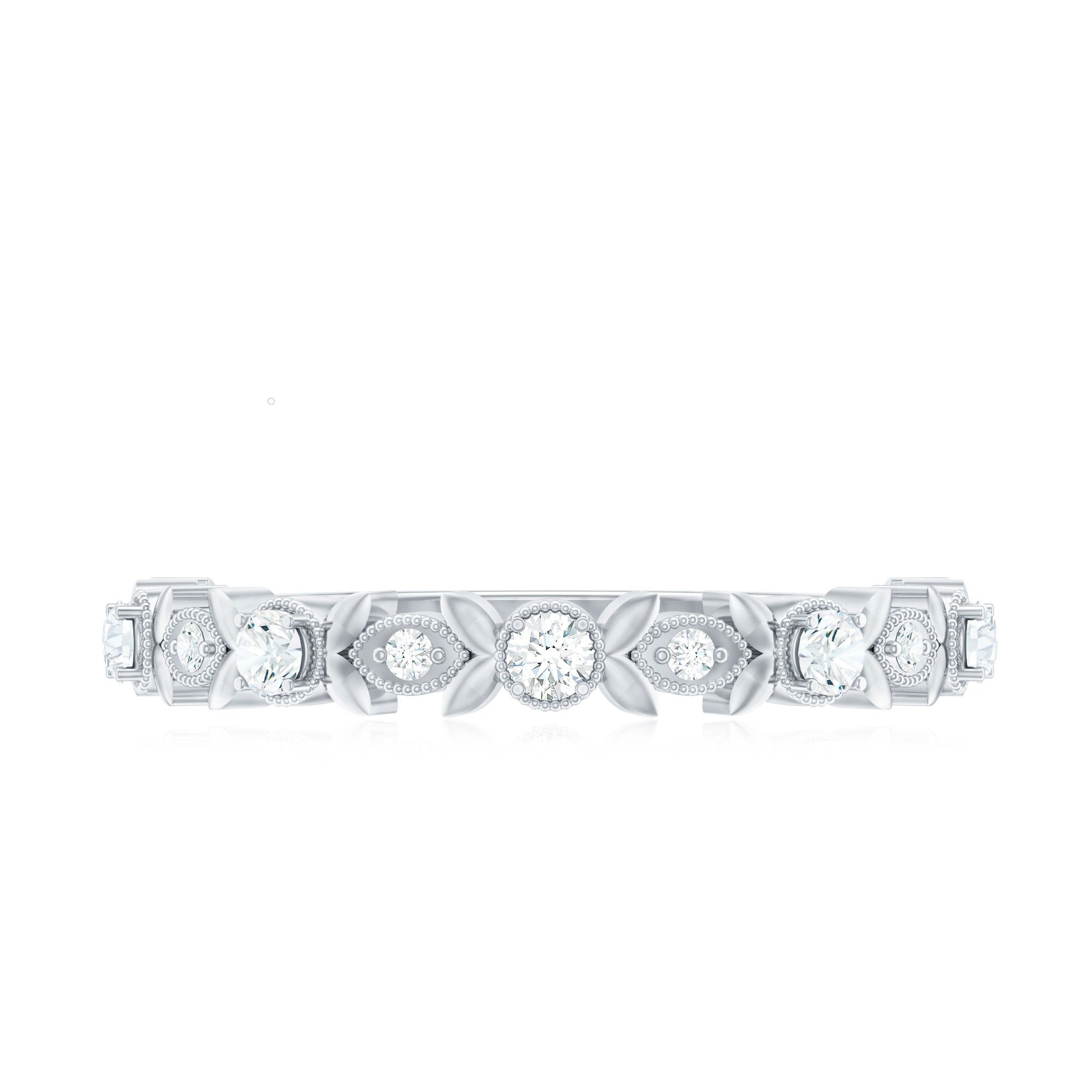 Rosec Jewels-Nature Inspired Diamond Wedding Ring