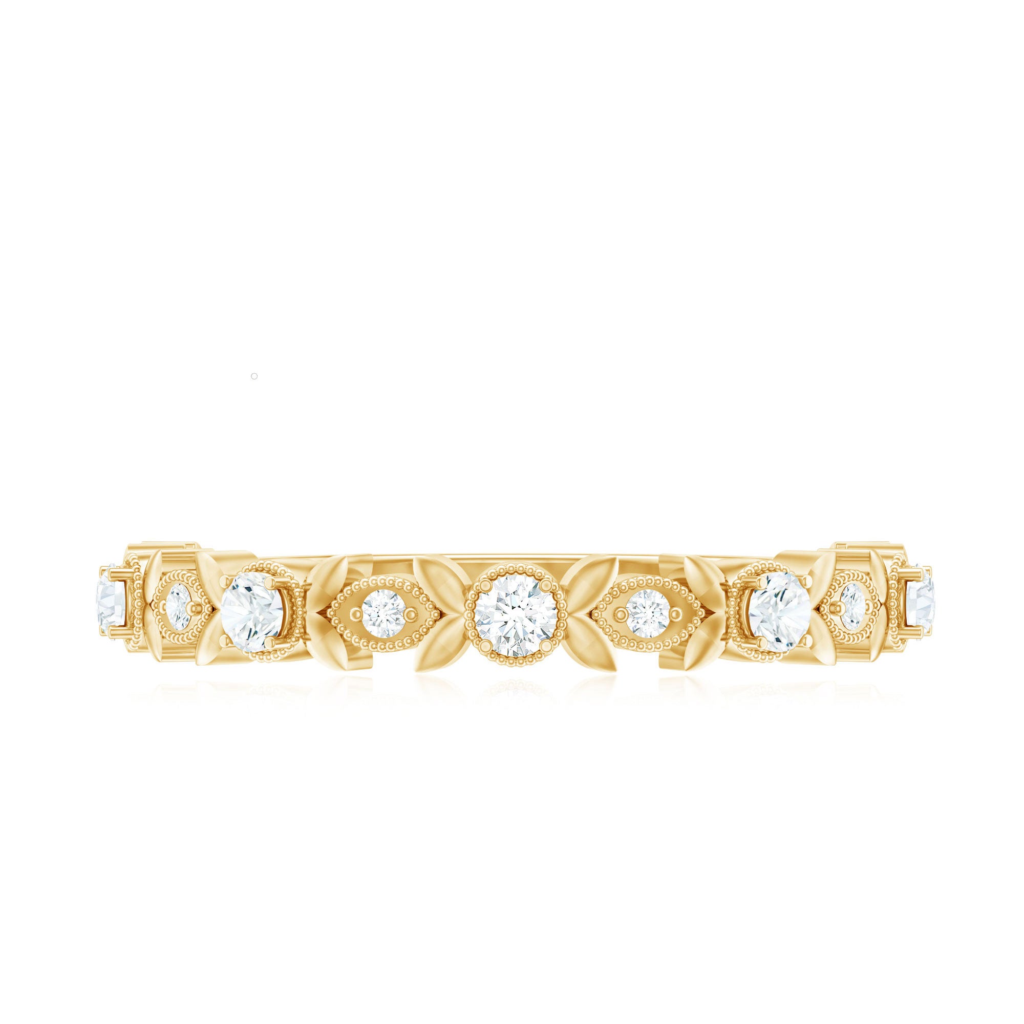 Rosec Jewels-Nature Inspired Diamond Wedding Ring