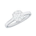 Natural Diamond Promise Ring in Illusion Set Natural - ( HI-SI ) - Rosec Jewels