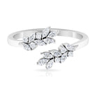 Nature Inspired Diamond Leaf Wrap Ring for Women Natural - ( HI-SI ) - Rosec Jewels