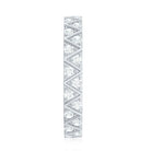 Diamond Band Ring in Surface Prong Set Natural - ( HI-SI ) - Rosec Jewels