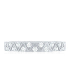 Diamond Band Ring in Surface Prong Set Natural - ( HI-SI ) - Rosec Jewels