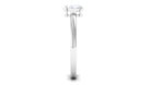 Natural Oval Diamond Solitaire Promise Ring with Certificate Natural - ( HI-SI ) - Rosec Jewels