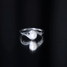 Cultured 2.2 Carat Freshwater Pearl Engagement Ring with Bypass Shank AAA - Rosec Jewels