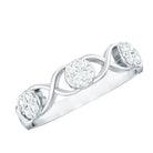 Rosec Jewels-Natural Diamond Infinity Band Ring with Certificate