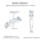 Rosec Jewels-Natural Diamond Infinity Band Ring with Certificate