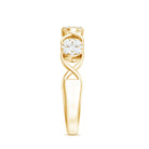 Rosec Jewels-Natural Diamond Infinity Band Ring with Certificate