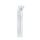 Simple Cubic Zirconia Solitaire Wedding Ring Set for Women AAAA - Rosec Jewels