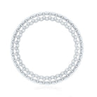 Classic Zircon Full Eternity Band Ring AAAA - Rosec Jewels