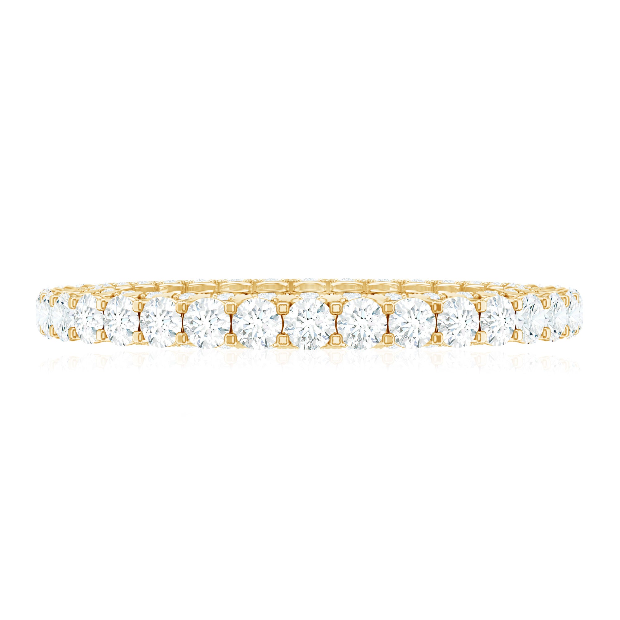 Classic Zircon Full Eternity Band Ring AAAA - Rosec Jewels