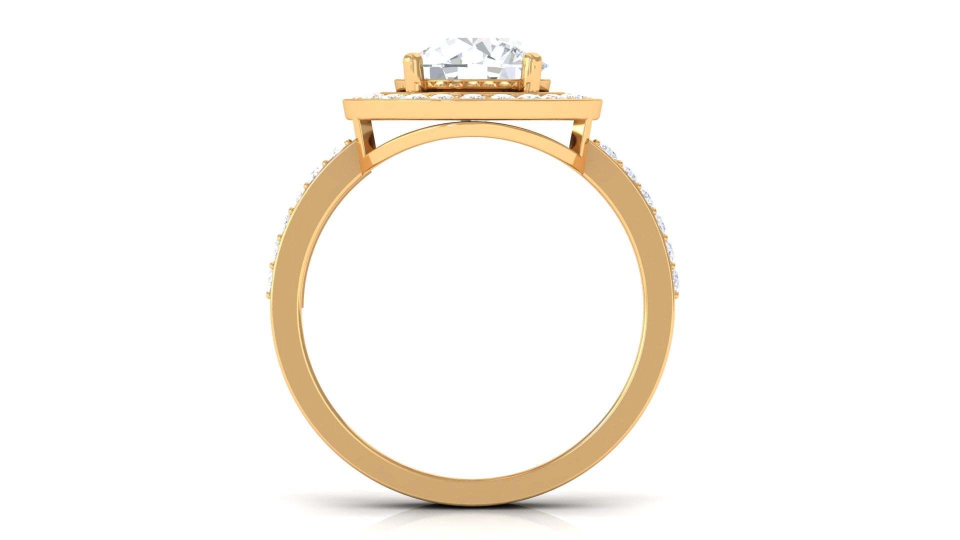 3.25 CT Classic Cubic Zirconia Engagement Ring AAAA - Rosec Jewels
