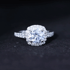 Cubic Zirconia Vintage Inspired Engagement Ring AAAA - Rosec Jewels