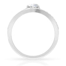 Cubic Zirconia Solitaire Band Ring AAAA - Rosec Jewels