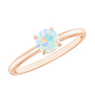 Certified Real Ethiopian Opal October Birthstone Ring AAA - Rosec Jewels