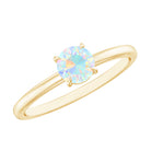 Certified Real Ethiopian Opal October Birthstone Ring AAA - Rosec Jewels