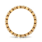 Zircon Wedding Anniversary Eternity Ring AAAA - Rosec Jewels