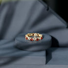 Natural Garnet Diamond Heart Eternity Ring for Anniversary AAA - Rosec Jewels