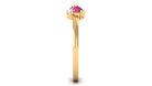 Pink Tourmaline Infinity Promise Ring with Diamond AAA - Rosec Jewels