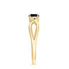 Rosec Jewels-Solitaire Black Onyx Infinity Promise Ring for Women