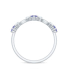 Rosec Jewels-Natural Tanzanite Diamond Ring for Promise