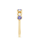 Rosec Jewels-Natural Tanzanite Diamond Ring for Promise