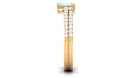 Natural 0.6 Carat Aquamarine and Diamond Emerald Cut Bridal Ring Set AAA - Rosec Jewels