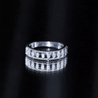 Natural Marquise Diamond Half Eternity Wedding Band Natural - ( HI-SI ) - Rosec Jewels