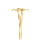 Rosec Jewels-Brilliant Cut Diamond Flower Promise Ring