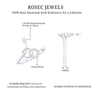 Natural Diamond Minimalist Promise Ring for Her Natural - ( HI-SI ) - Rosec Jewels
