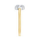 Rosec Jewels-Round Shape Diamond Ring in Illusion Setting