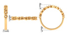 Rosec Jewels-Natural Diamond Half Eternity Infinity Ring for Valentines