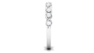 Rosec Jewels-Natural Diamond Half Eternity Infinity Ring for Valentines