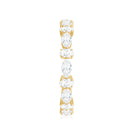 Oval and Marquise Cut Moissanite Stackable Eternity Ring D-VS1 - Rosec Jewels