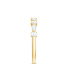 Marquise and Oval Shape Moissanite Half Eternity Ring D-VS1 - Rosec Jewels