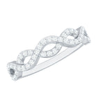 Certified Diamond Infinity Eternity Band Natural - ( HI-SI ) - Rosec Jewels