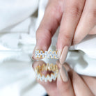 Certified Moissanite Baguette Eternity Band Ring D-VS1 - Rosec Jewels