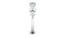 Art Deco Inspired Diamond Half Eternity Ring for Women Natural - ( HI-SI ) - Rosec Jewels