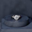 IGI Certified Round Cut 3 Carat Lab Grown Diamond Solitaire Engagement Ring Lab - ( E-VS1 ) - Rosec Jewels